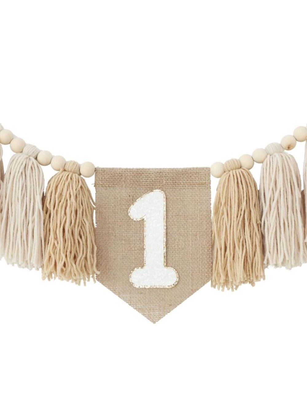 Handmade Boho Burlap Khaki 1st Birthday Chair for Boy First Birthday Decorations